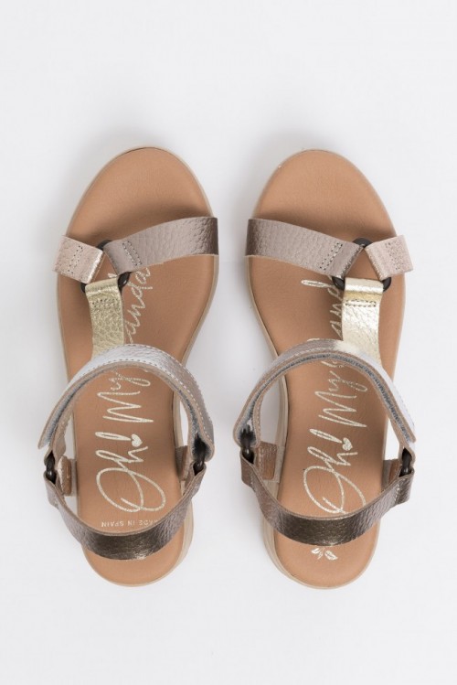 Cercanamente ojo Puntuación Sandalia Mujer Piel Dafne Cava - Oh My Sandals