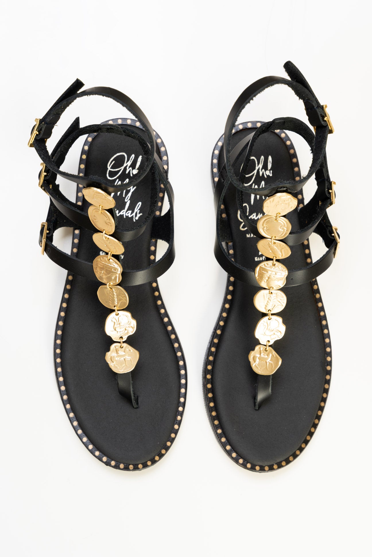 Sandalia Mujer Piel Eider Negro